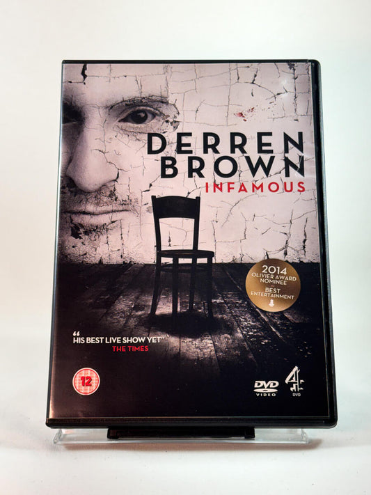 DVD-cover-forside til Derren Brown: Infamous hos Brukbar Film
