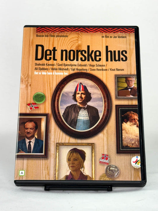 DVD-forside til filmen Det norske hus
Originalt cover brukt for produktbilde i nettbutikken Brukbar Film
