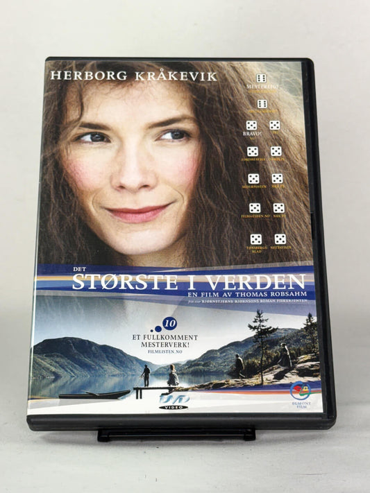 DVD-forside til filmen Det største i verden
Originalt cover brukt for produktbilde i nettbutikken Brukbar Film
