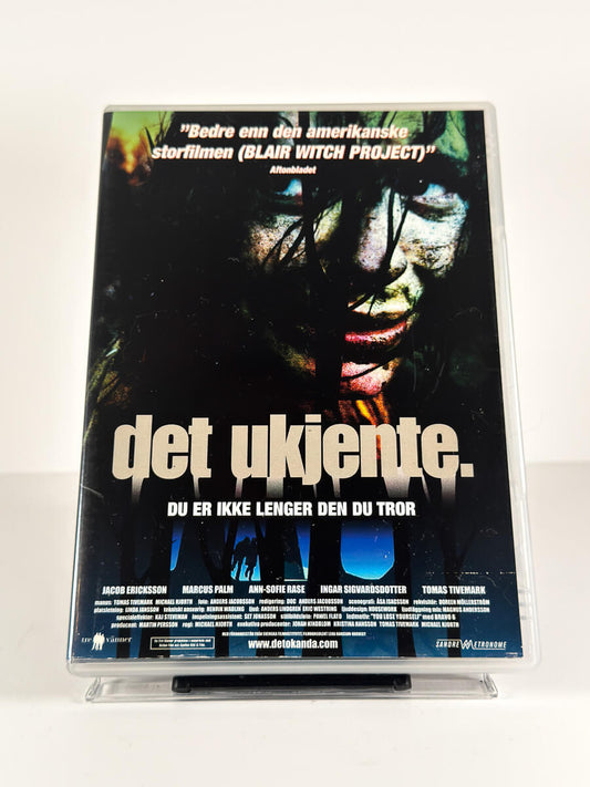 Forside av cover til Det ukjente på DVD