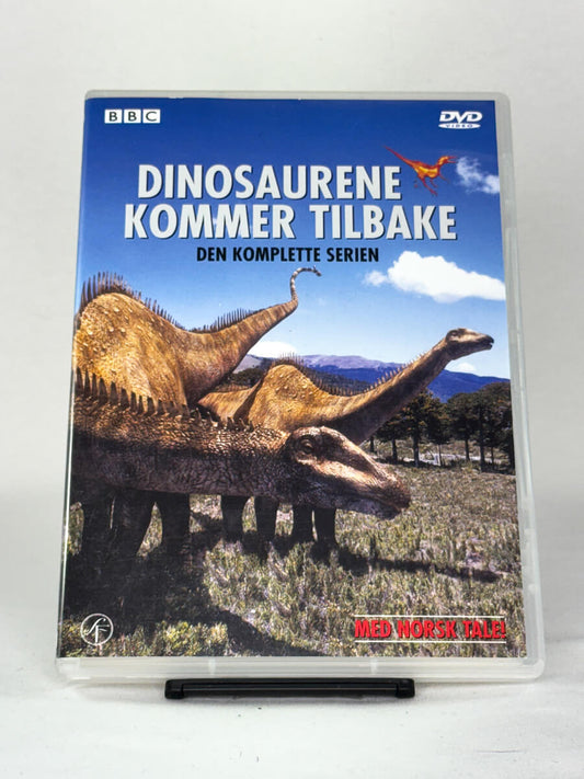 DVD-forside til filmen Dinosaurene kommer tilbake – Den komplette serien
Originalt cover brukt for produktbilde i nettbutikken Brukbar Film