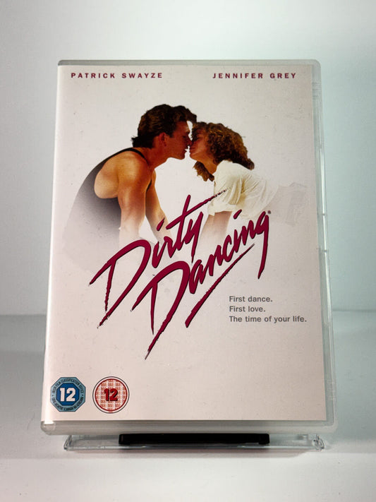 Forside av cover til dirty dancing, bruktfilm på DVD hos Brukbar Film
