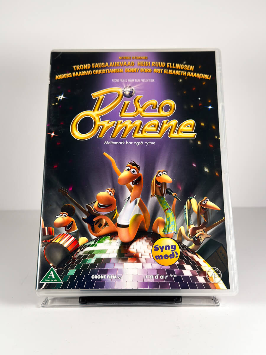 Forside av cover til Disco Ormene på DVD