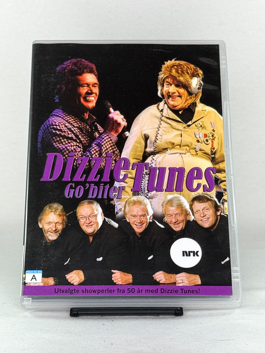 DVD-forside til filmen Dizzie Tunes – Go'biter
Originalt cover brukt for produktbilde i nettbutikken Brukbar Film