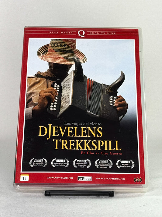 Brukt DVD Djevelens trekkspill – forside av filmcover, prisvinnende drama på DVD fra Brukbar Film