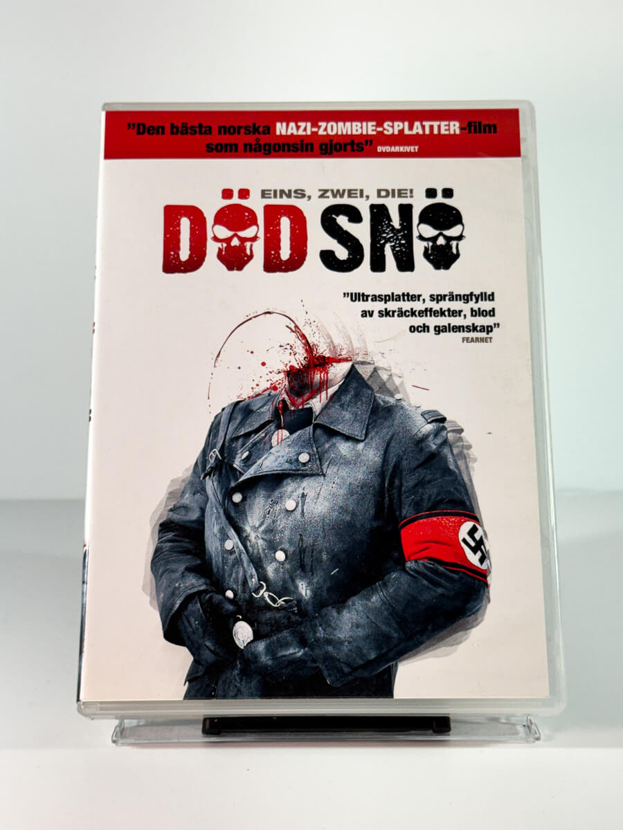 Forside av cover til Død Snø, brukt original DVD hos Brukbar Film