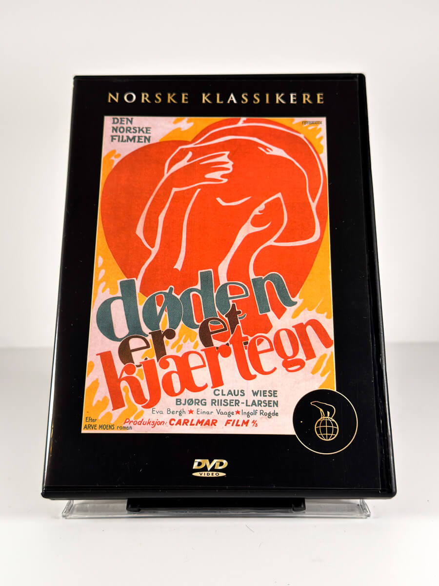 Forside av cover til Døden er et kjærtegn på DVD