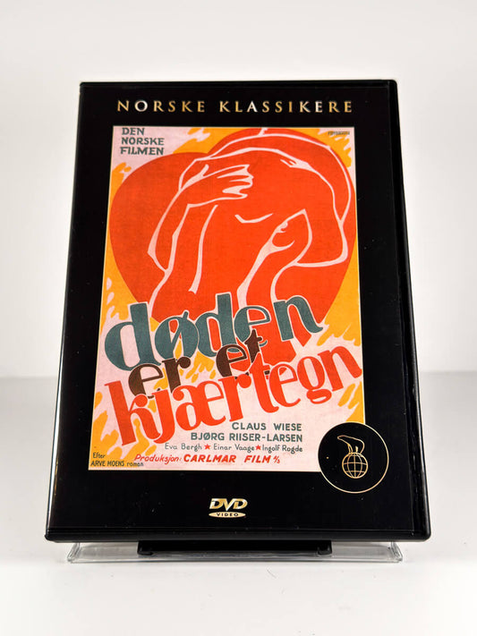 Forside av cover til Døden er et kjærtegn på DVD
