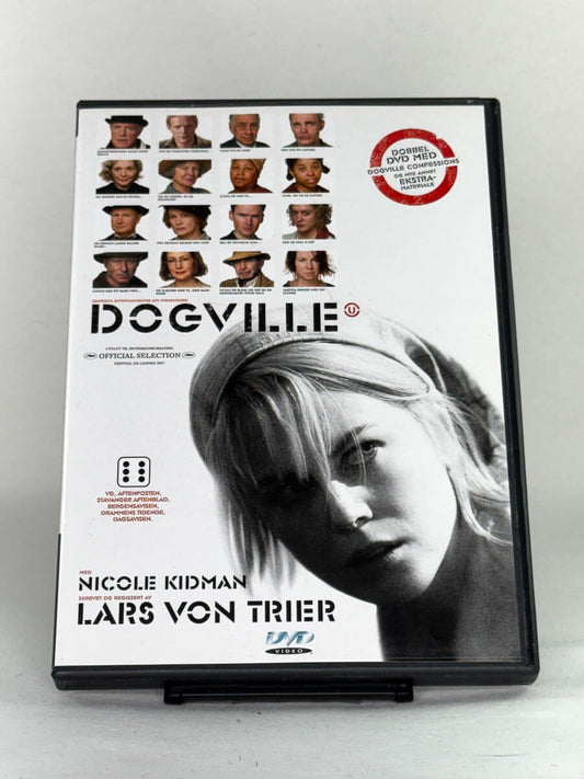 DVD-cover-forside til filmen Dogville – Brukt DVD fra nettbutikken Brukbar Film