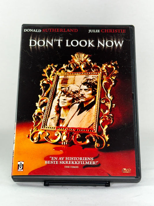 DVD-forside til filmen Don't Look Now 
Originalt cover brukt for produktbilde i nettbutikken Brukbar Film