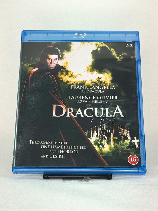 Forside av Blu-ray-cover til Dracula – brukt klassisk skrekkfilm på Blu-ray, tilgjengelig hos Brukbar Film.