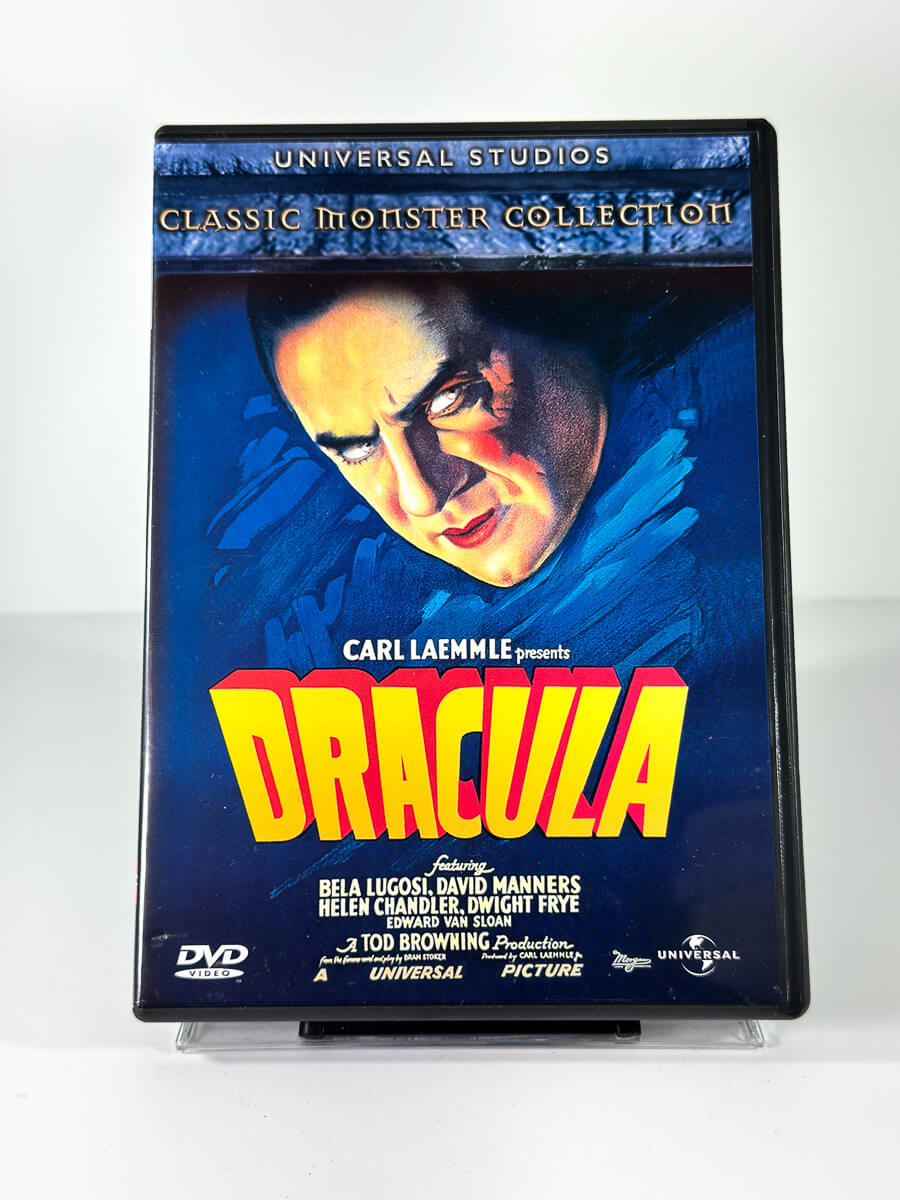 Forside av cover til Dracula, brukt DVD hos Brukbar Film
