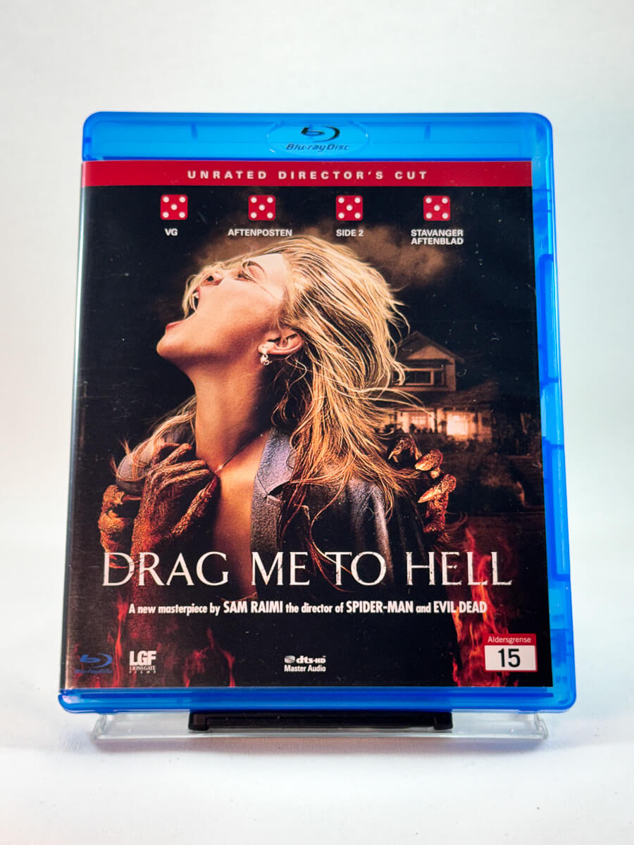 Forside av cover til Drag Me to Hell, brukt Blu-ray hos Brukbar Film