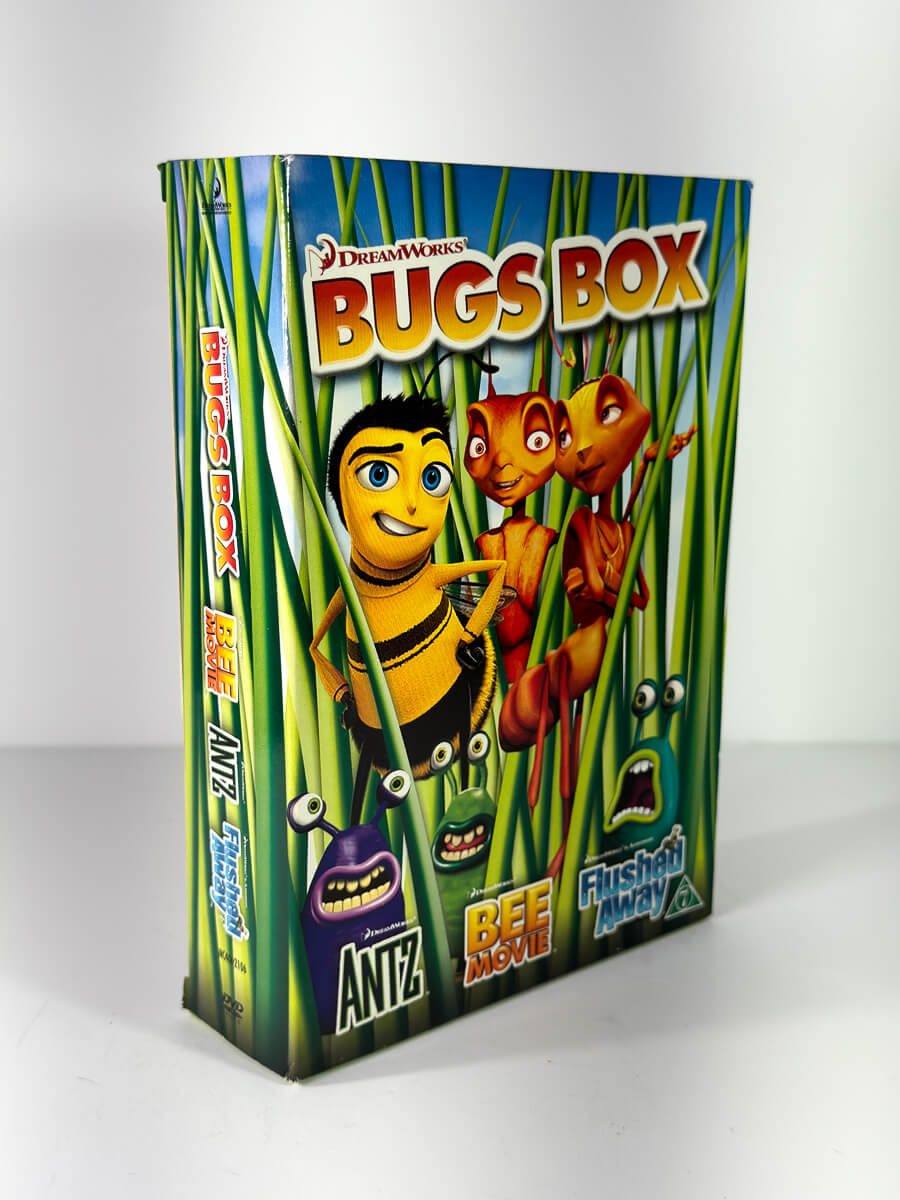 Forside av cover til DreamWorks – Bugs Box på DVD