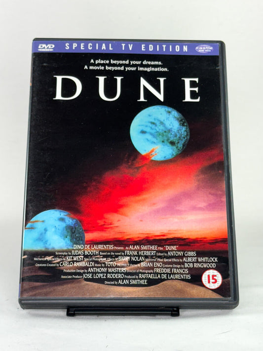 DVD-cover-forside til filmen Dune – Special TV Edition – Brukt DVD fra nettbutikken Brukbar Film