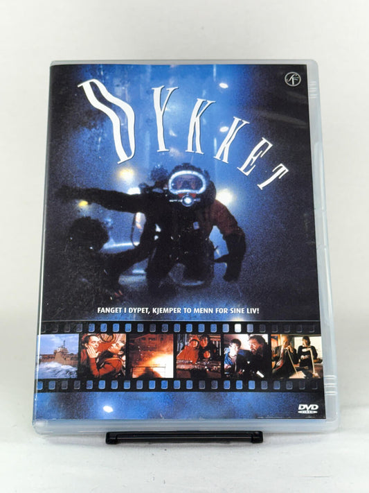DVD-forside til filmen Dykket
Originalt cover brukt for produktbilde i nettbutikken Brukbar Film