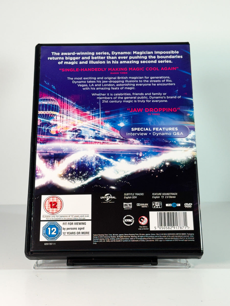 Bakside av cover til Dynamo – Magician Impossible: Series Two, brukt original DVD hos Brukbar Film