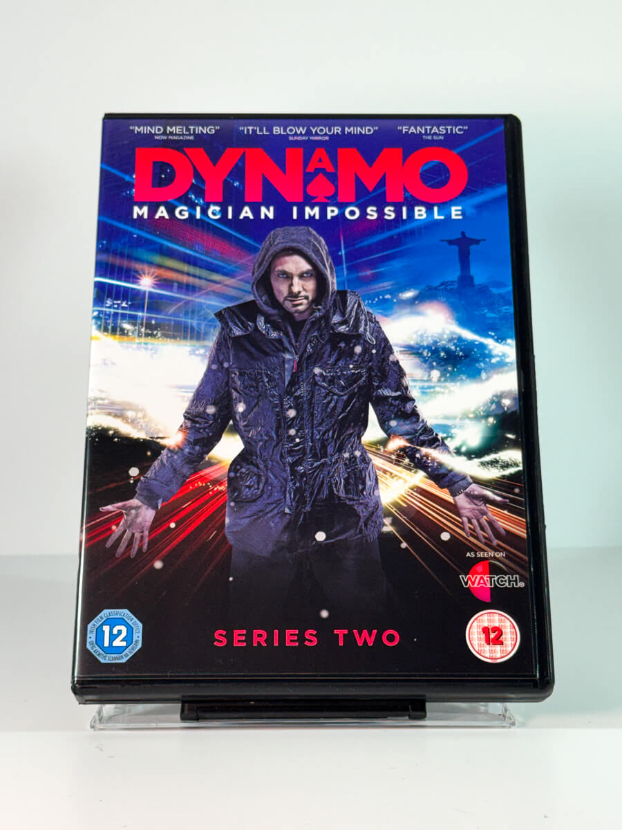 Forside av cover til Dynamo – Magician Impossible: Series Two, bruktfilm på DVD hos Brukbar Film