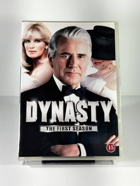 Forside av cover til Dynasty The First Season, bruktfilm hos nettbutikken Brukbar Film
