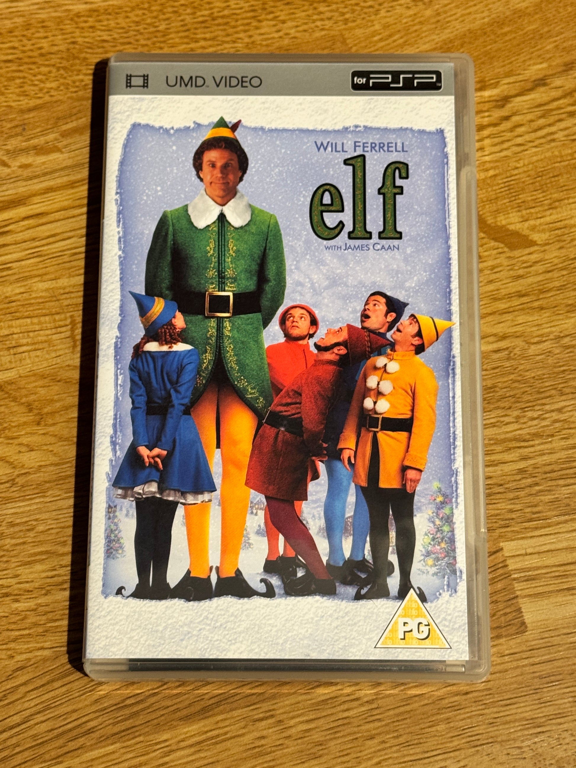 Forside av cover til Elf, PSP UMD-utgivelse