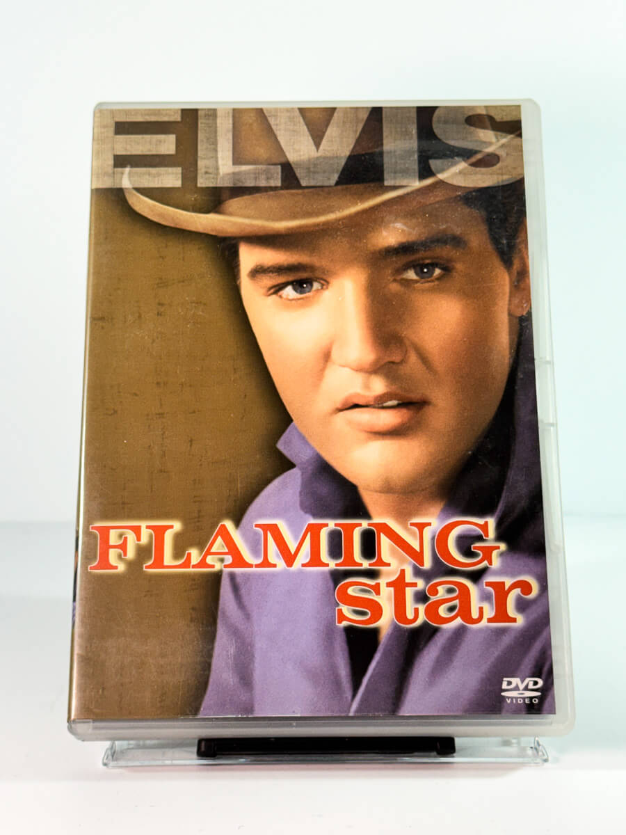 Forside av cover til Elvis – Flaming Star, brukt DVD hos Brukbar Film