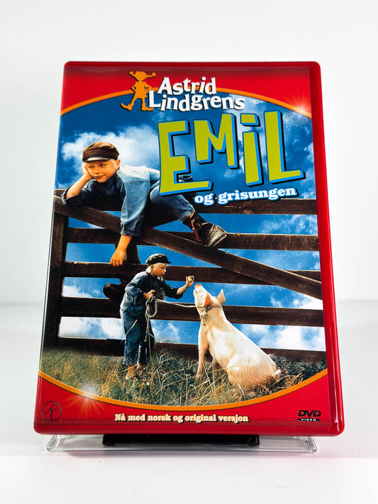 Forside av cover til Emil og grisungen på DVD