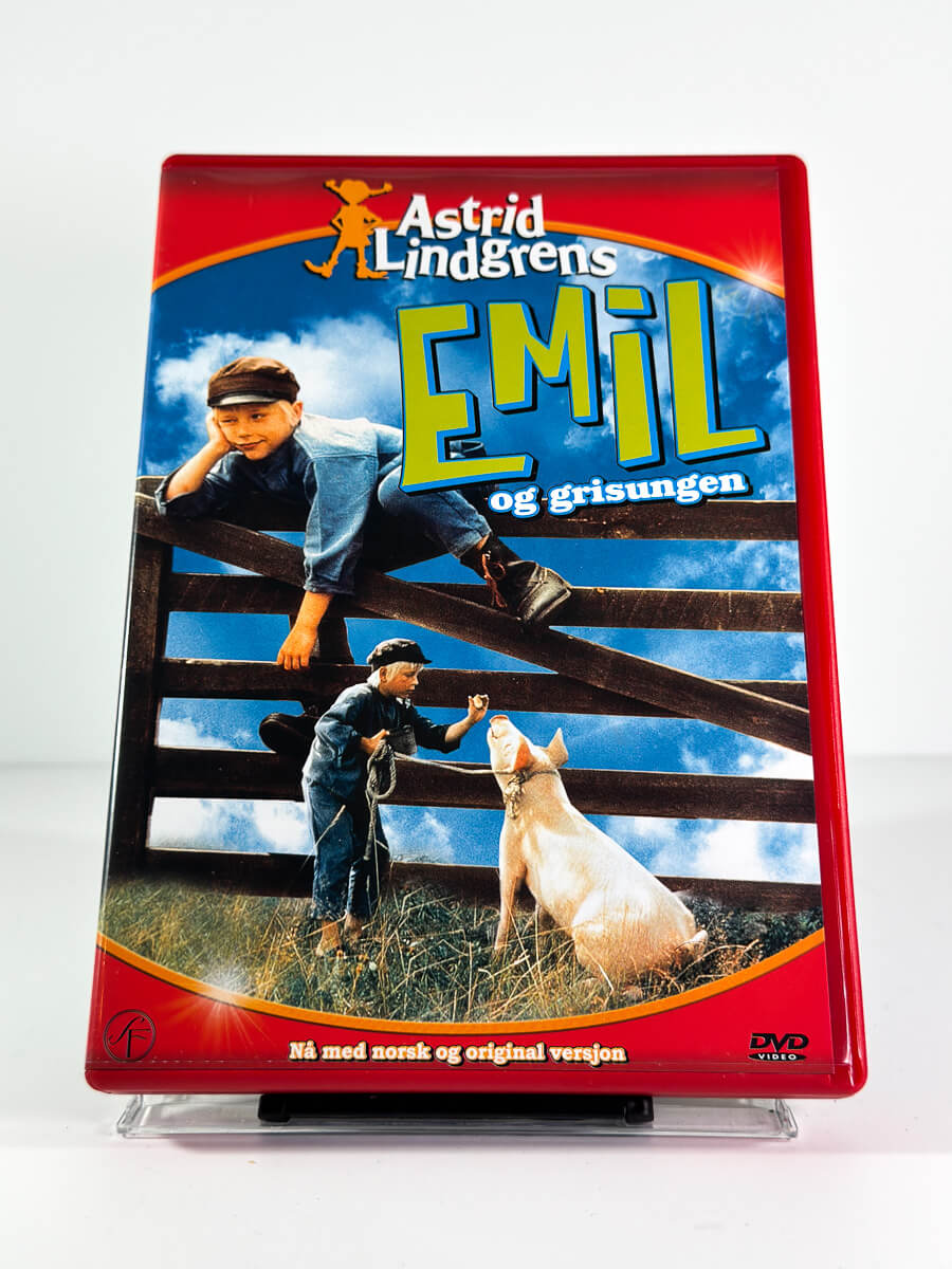 Forside av cover til Emil og grisungen på DVD