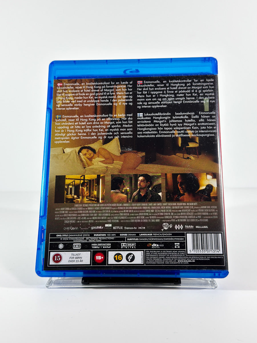 Bakside av cover til Emmanuelle på Blu-ray