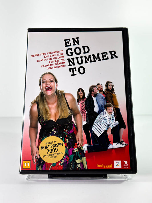 Forside av cover til En god nummer to, bruktfilm hos nettbutikken Brukbar Film