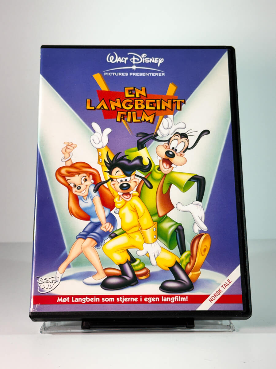 Forside av cover til En langbeint film, bruktfilm på DVD hos Brukbar Film
