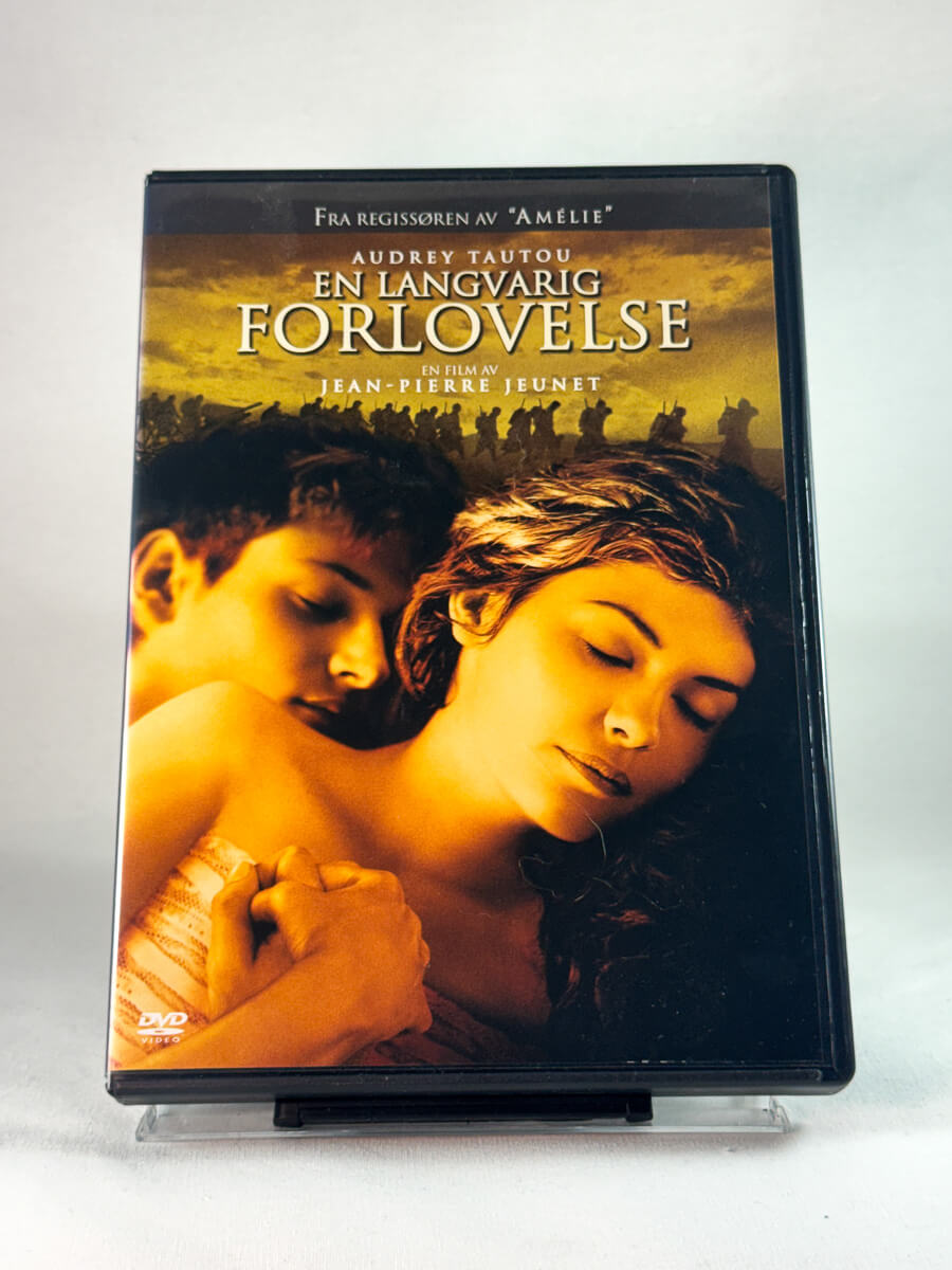 Forside av cover til En langvarig forlovelse, brukt original DVD hos Brukbar Film