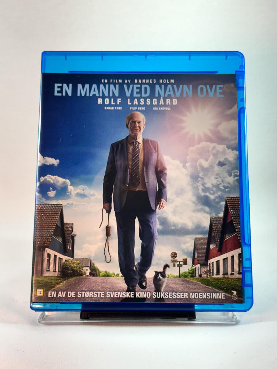 Forside av cover til En mann ved navn Ove, brukt Blu-ray hos Brukbar Film