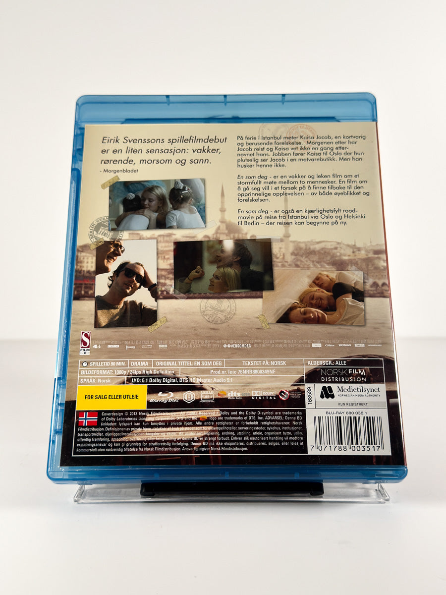 Bakside av cover til En som deg på Blu-ray