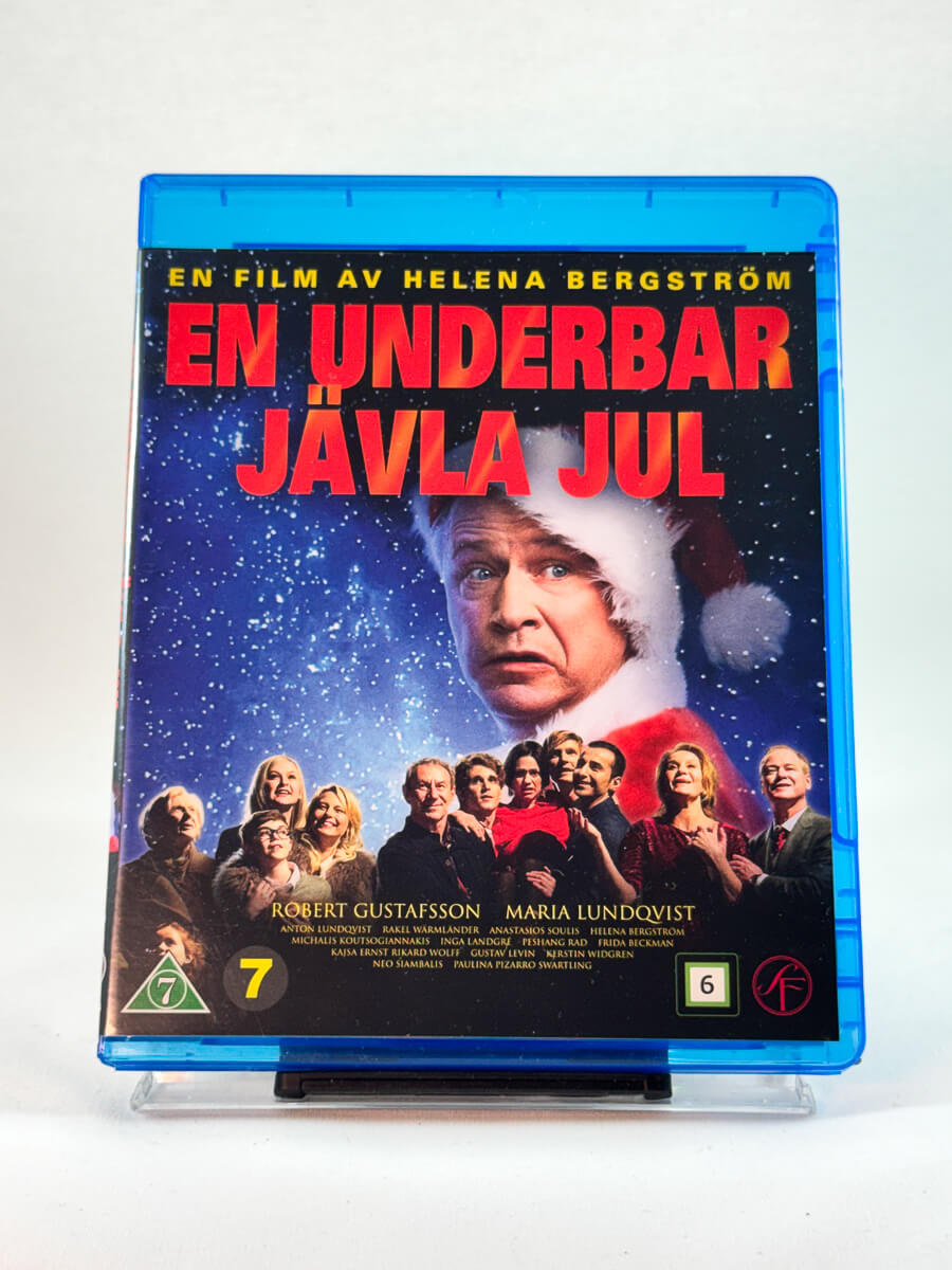 Forside av cover til En underbar jävla jul, brukt Blu-ray hos Brukbar Film