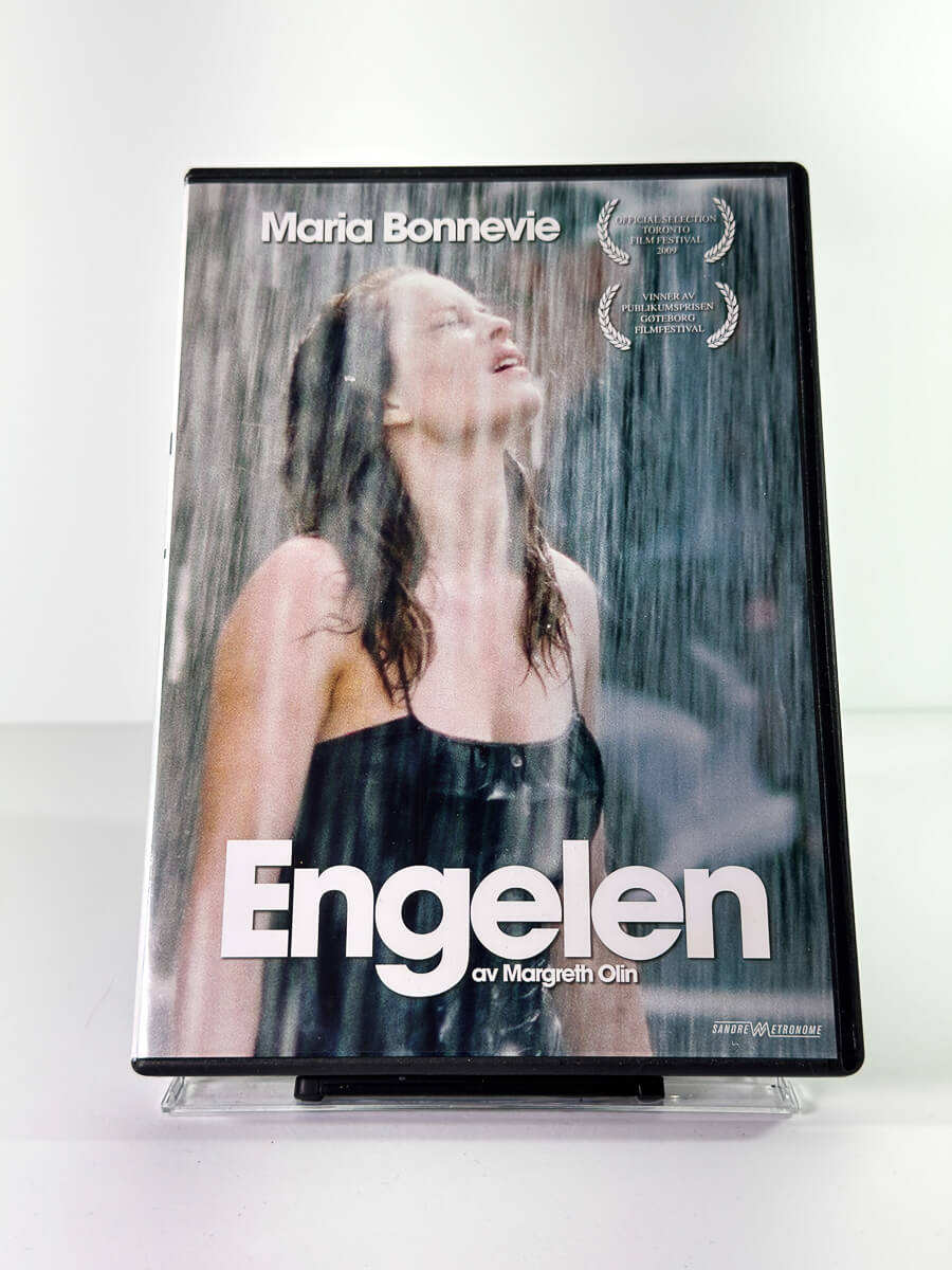 Forside av cover til Engelen, bruktfilm hos nettbutikken Brukbar Film