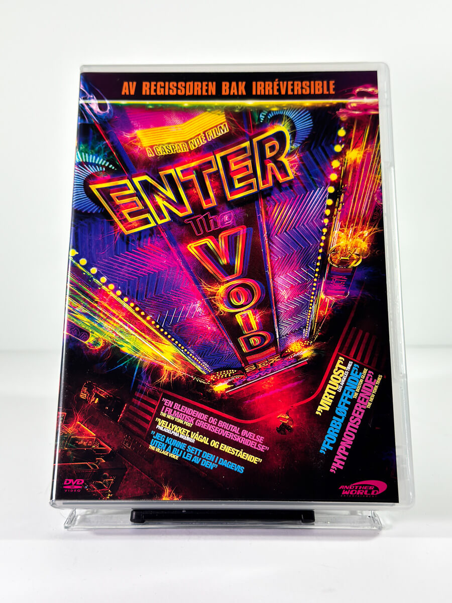 Forside av cover til Enter the Void på DVD