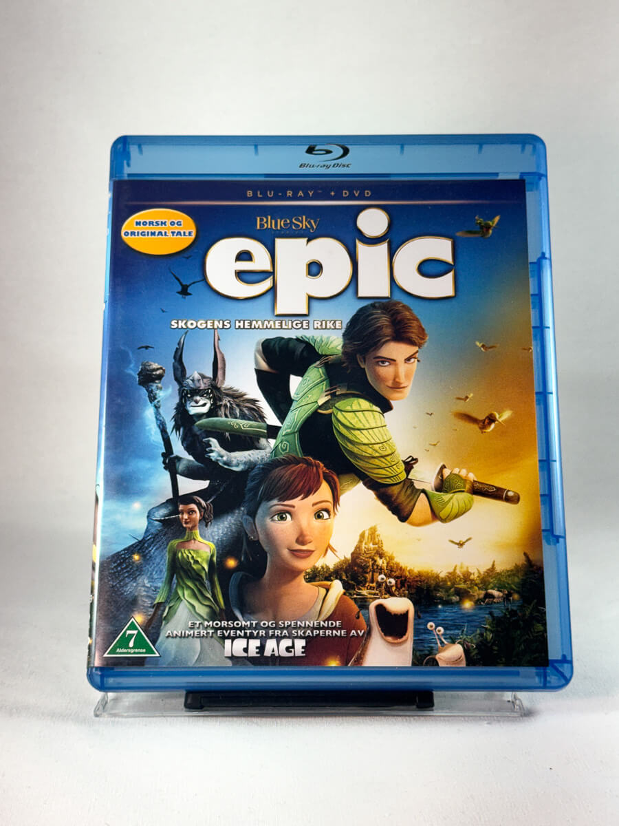 Forside av cover til Epic – Skogens hemmelige rike, bruktfilm hos nettbutikken Brukbar Film