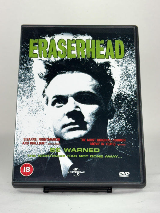 DVD-forside til filmen Eraserhead
Originalt cover brukt for produktbilde i nettbutikken Brukbar Film