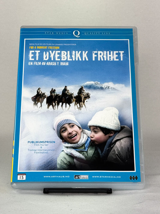 DVD-cover-forside til filmen Et øyeblikk frihet – Brukt DVD fra nettbutikken Brukbar Film