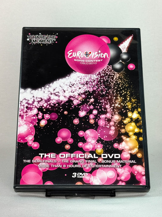 Forside av brukt DVD Eurovision Song Contest Oslo 2010 – offisiell musikkfilm på DVD, tilgjengelig hos Brukbar Film