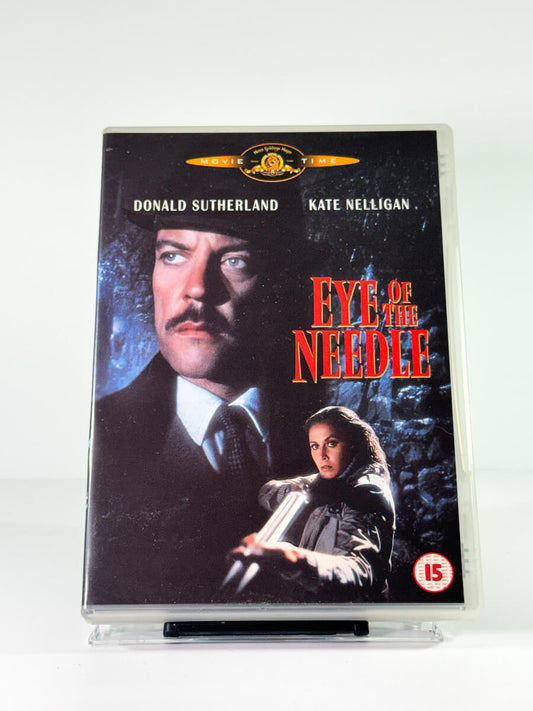Forside av cover til Eye of the Needle, bruktfilm hos nettbutikken Brukbar Film