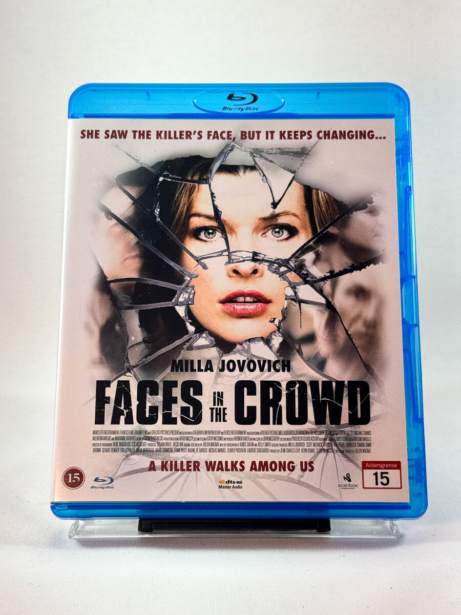 Forside av cover til Faces in the Crowd, brukt Blu-ray hos Brukbar Film