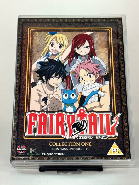 DVD-cover-forside til serien Fairy Tail – Brukt DVD fra nettbutikken Brukbar Film