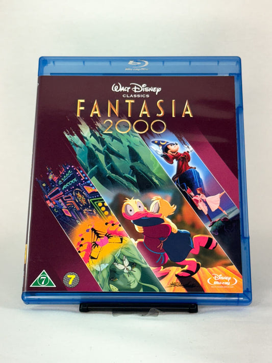 Blu-ray-cover av Disneys klassiker Fantasia 2000 – brukt originalfilm, forsidebilde fra Brukbar Film