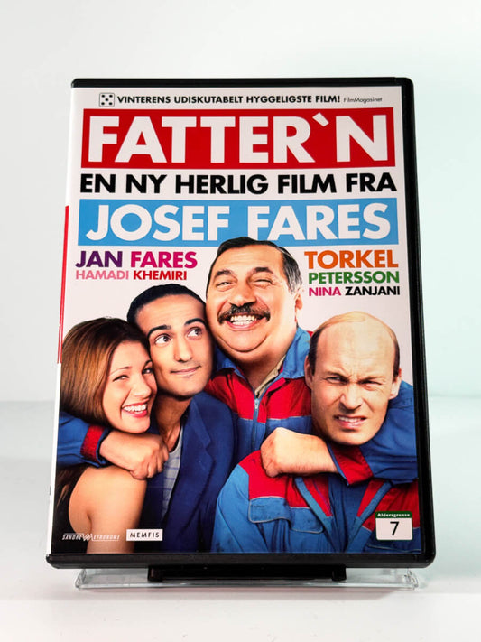 Forside av cover til fatter’n, bruktfilm på DVD hos Brukbar Film