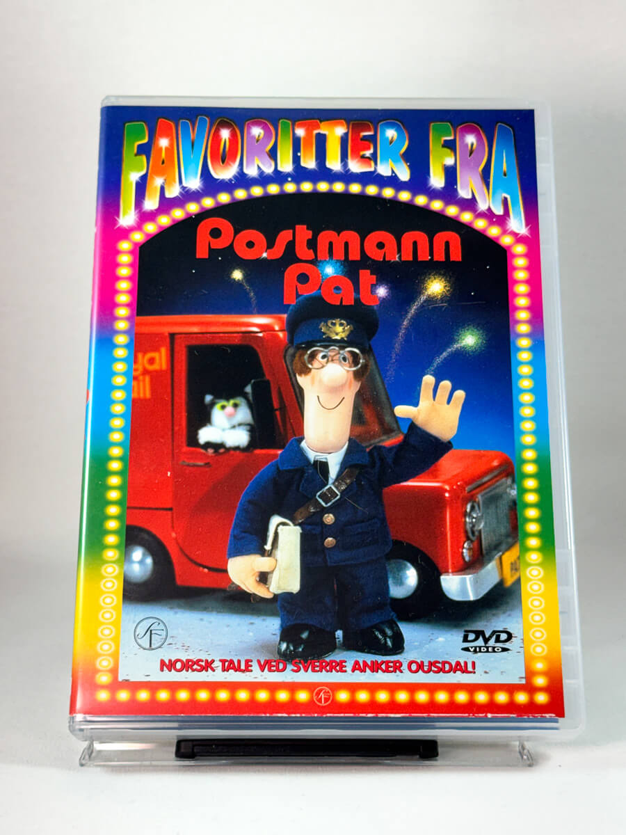 Forside av DVD-cover til Favoritter fra Postmann Pat, bruktfilm på DVD hos Brukbar Film