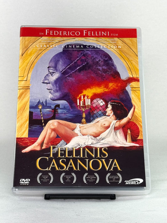 DVD-forside til filmen Fellinis Casanova
Originalt cover brukt for produktbilde i nettbutikken Brukbar Film