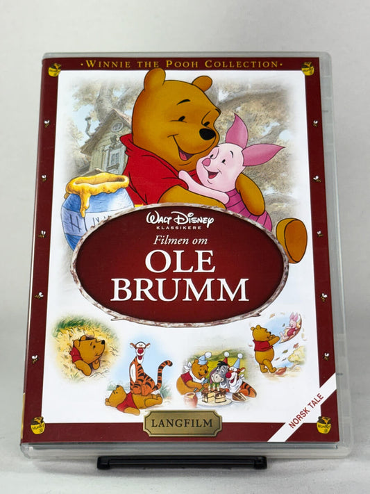 DVD-forside til filmen Filmen om Ole Brumm
Originalt cover brukt for produktbilde i nettbutikken Brukbar Film