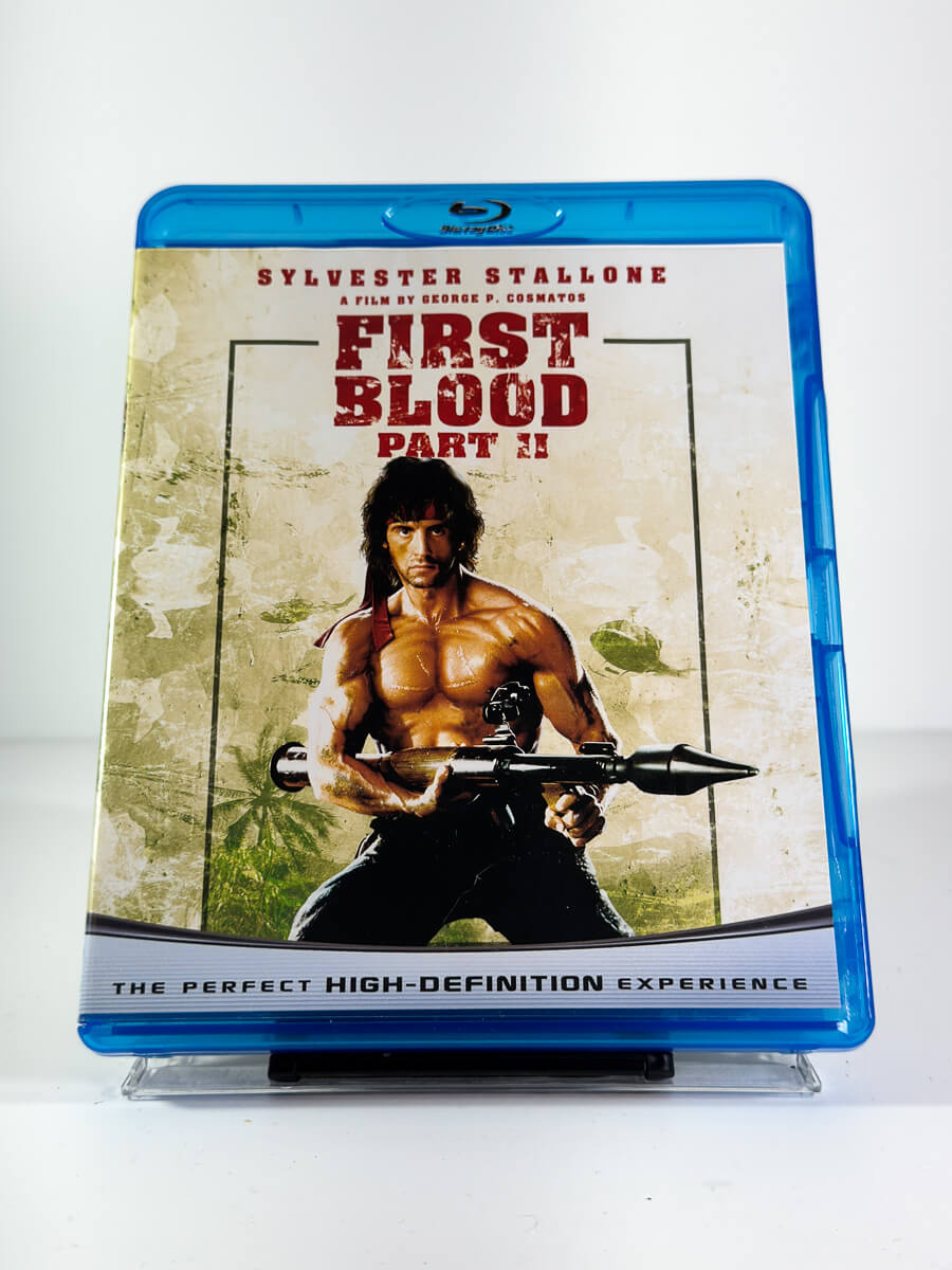 Forside av cover til Rambo: First Blood Part II på Blu-ray 