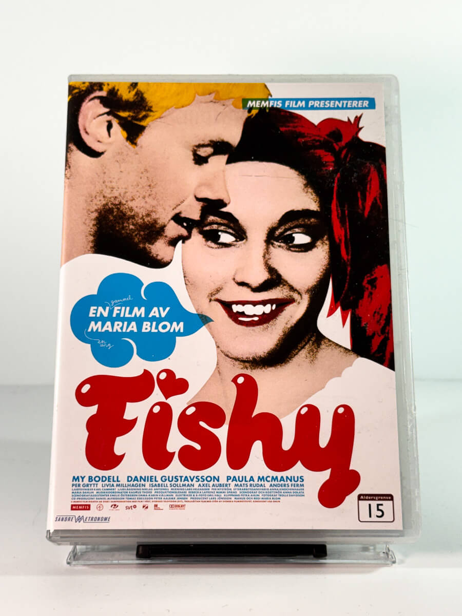 Forside av cover til fishy, bruktfilm på DVD hos Brukbar Film